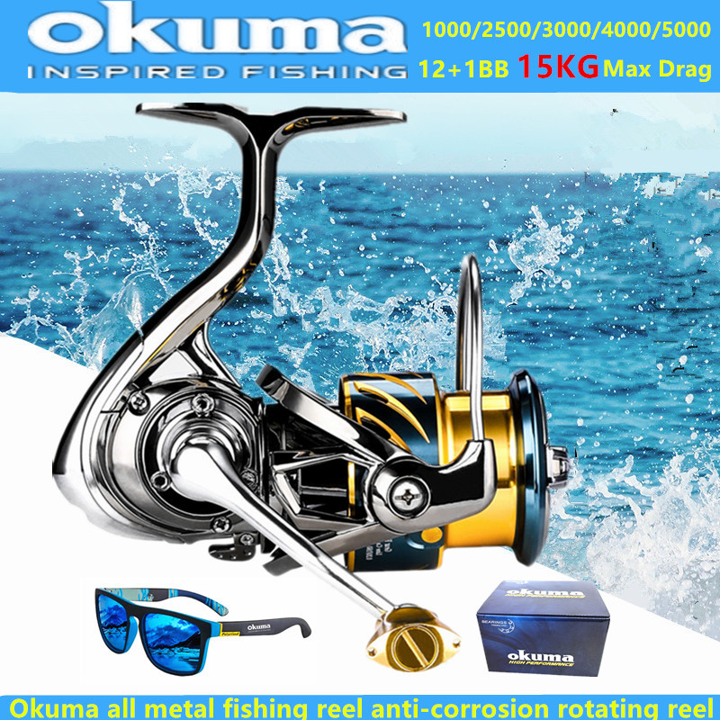 Daiwa Reel Bg - Рыболовная катушка Okuma All Metal 12+1BB,