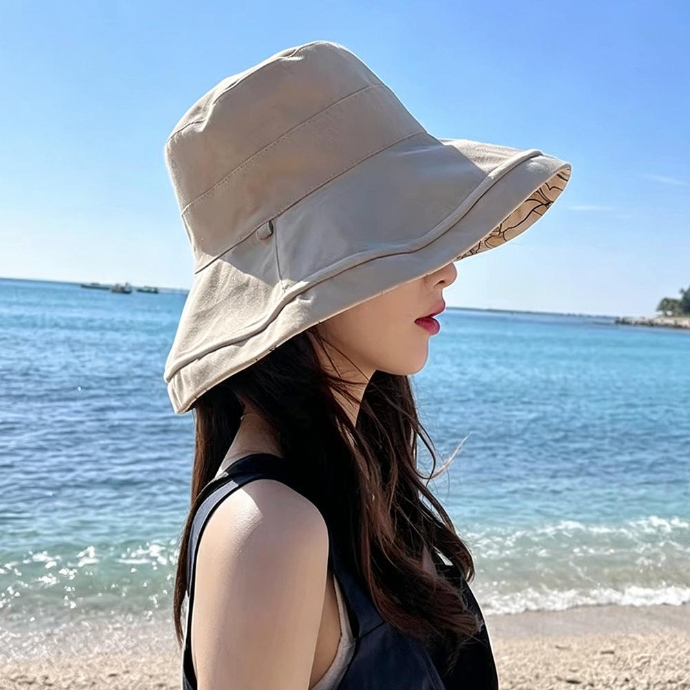 Fishing Hat - Двусторонняя панама для женщин, летняя, с