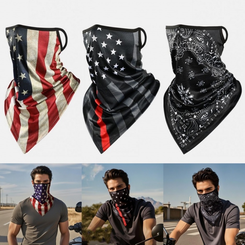 Fishing Mask Sun Protection - Летняя маска для лица, шейный гетер,